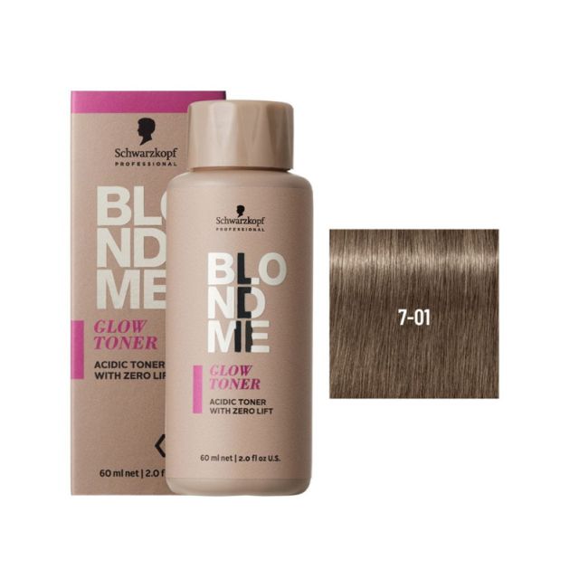 Blondme Glow Acidic Toner 7-01 Glossed Cedar 60ml