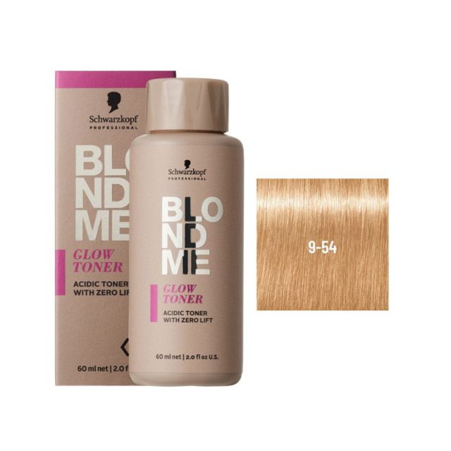 Blondme Glow Acidic Toner 9-54 Soft Gold 60ml