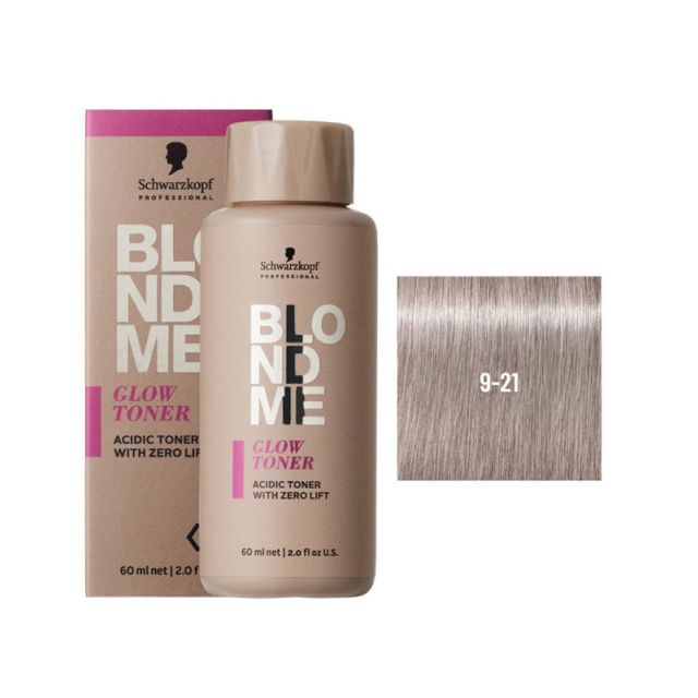 Blondme Glow Acidic Toner 9-21 Steel 60ml