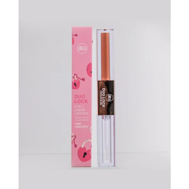 Lurella Duo Locks 2 in 1 Lipstick/Gloss Charmy Non Transferable liquid lipstick