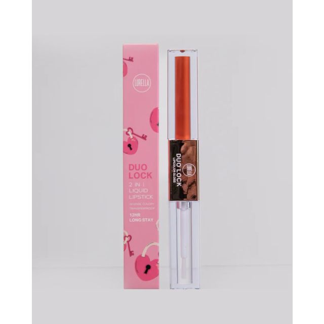 Lurella Duo Locks 2 in 1 Lipstick/Gloss Divine Non Transferable liquid lipstick
