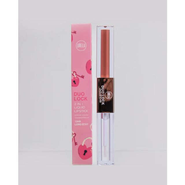 Lurella Duo Locks 2 in 1 Lipstick/Gloss Dollish Non Transferable liquid lipstick