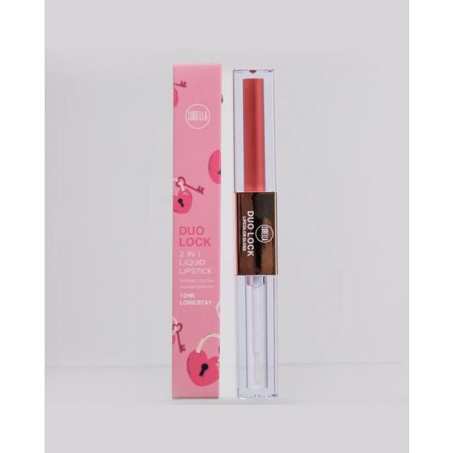Lurella Duo Locks 2 in 1 Lipstick/Gloss Zesty Non Transferable liquid lipstick
