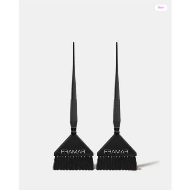 Framar Root Repair Black Color Brush Set 2pk