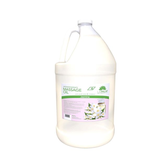 La Palm Massage Oil Jasmine Gallon