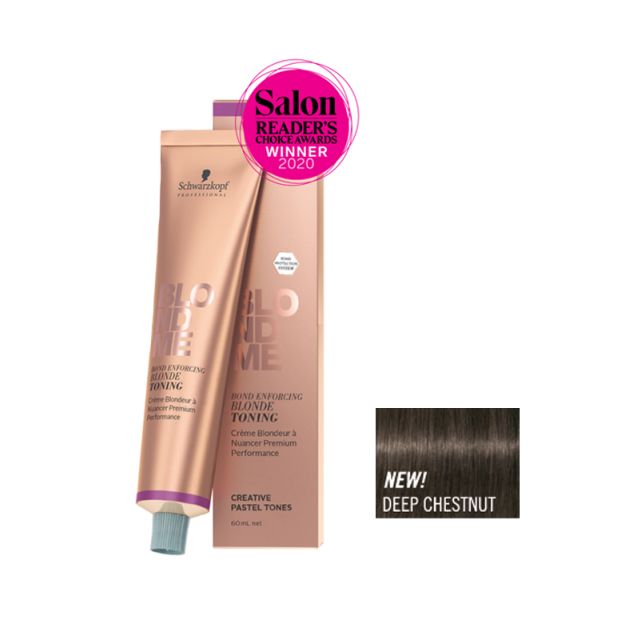BlondMe Bond Enforcing Toner Deep Chestnut 60ml