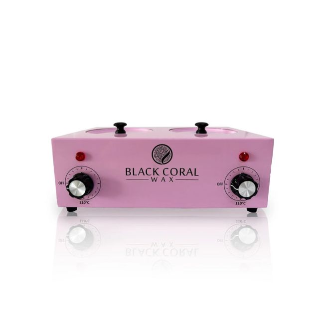Coral Beauty Double Wax Warmer Pink 2x1lb/500ml