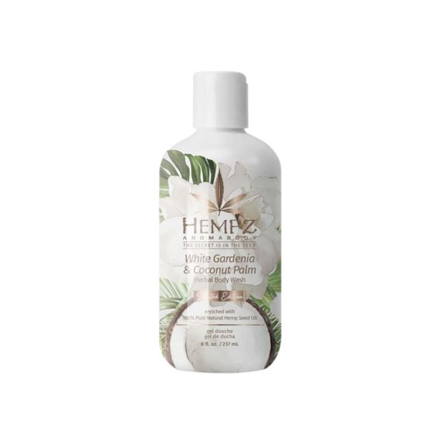 Hempz White Gardenia & Coconut Palm Body Wash 8oz