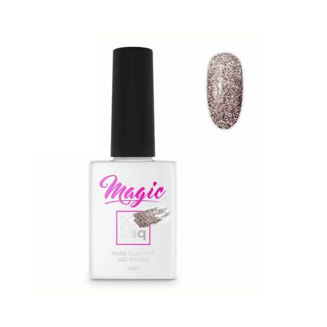 Magic MLaq Gel Polish Reflections Lilac Grey 90