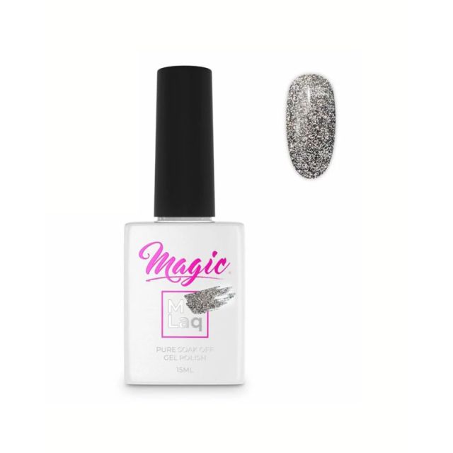 Magic MLaq Gel Polish Reflections Silver Rain 93
