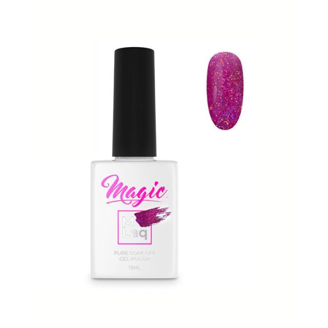 Magic Mlaq Gel Polish Sparkly Magenta - #307