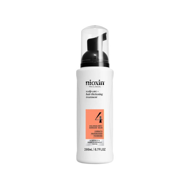 Nioxin System 4 Thickening Treatment 200ml/6.7oz Progressed Thinning Coloured