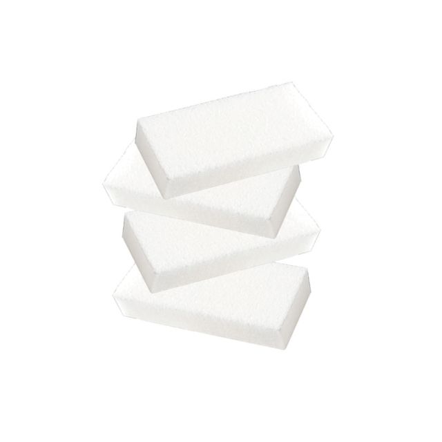 SilkLine Slim White Block Buffers 120/120 10pk Slim Nail Buffers
