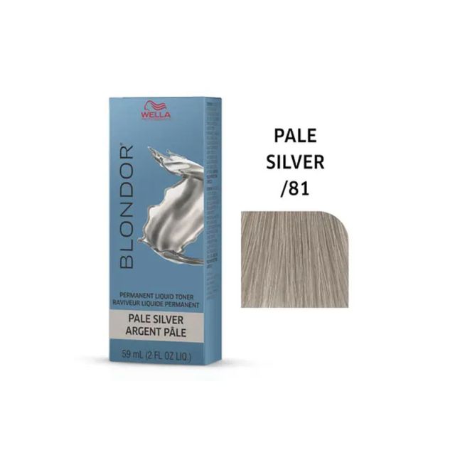 Wella Blondor /81 Pale Silver Liquid Toner 59ml/2oz