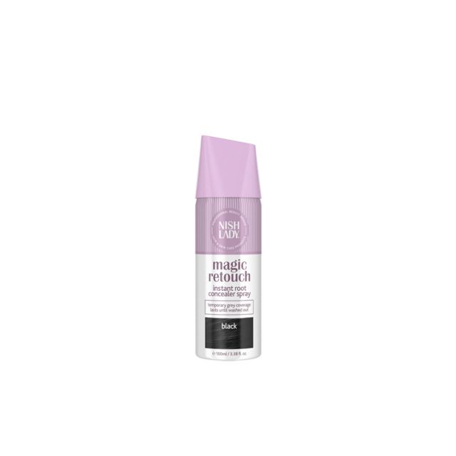 NishLady Magic Retouch Black 100ml Instant Root Concealer Spray